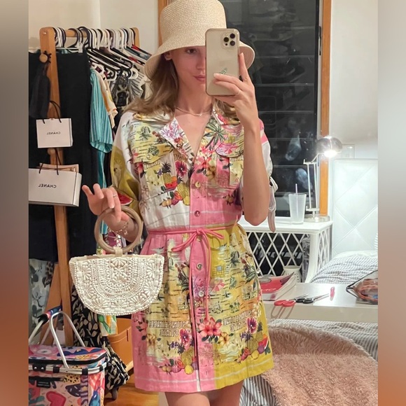 ZIMMERMANN Nina Safari Mini Dress Zimmermann Size 0 - Picture 6 of 16